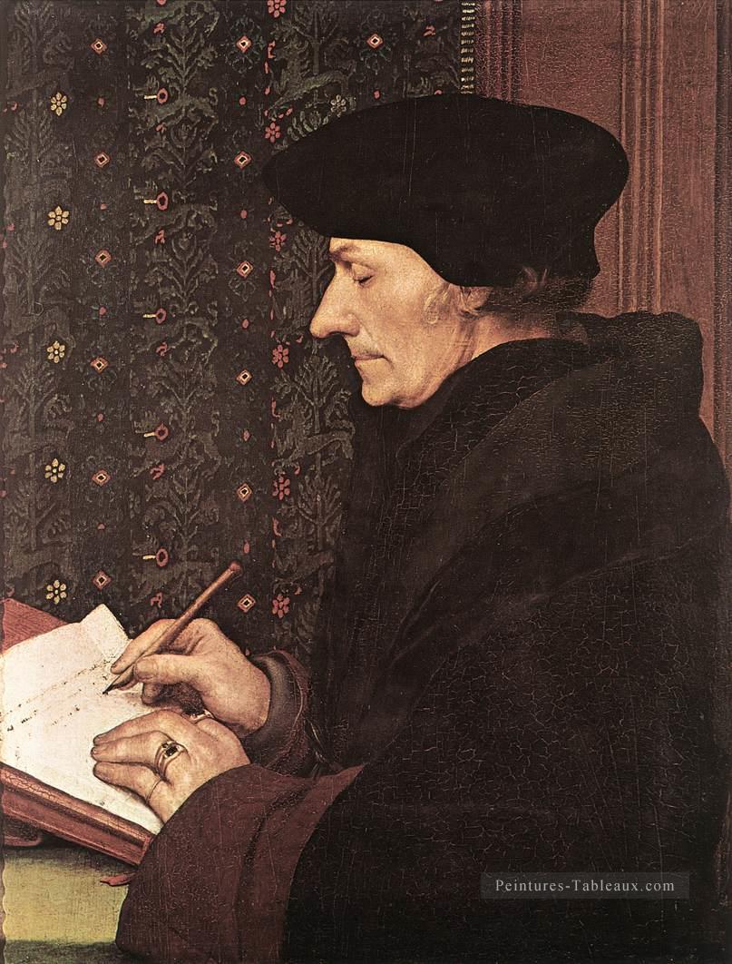 Erasmus Renaissance Hans Holbein le Jeune Peintures à l'huile